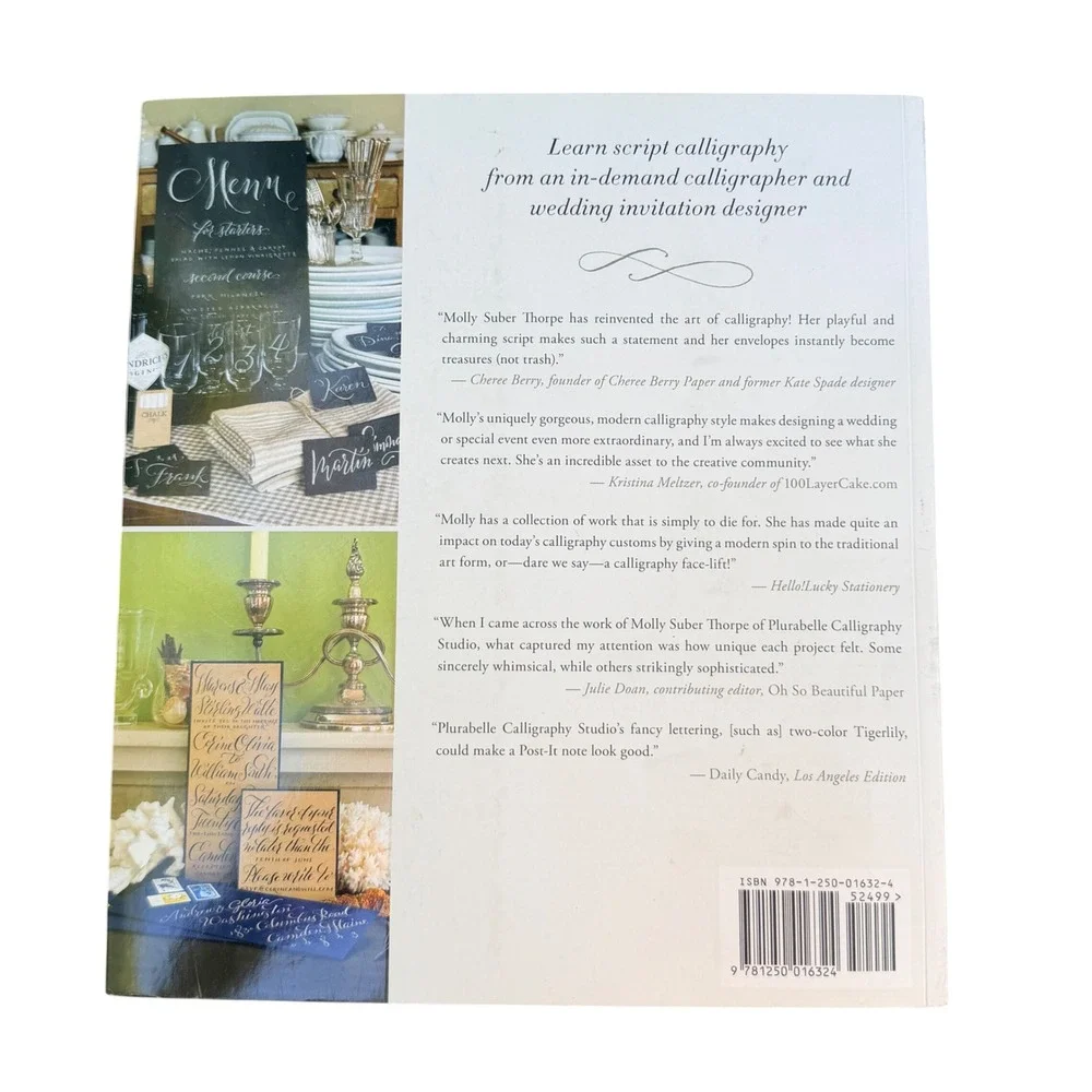 Modern Calligraphy Molly Suber Thorpe Script Lettering DIY Projects Book 2013